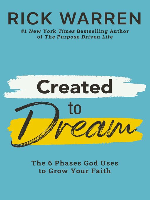 Title details for Created to Dream by Rick Warren - Available